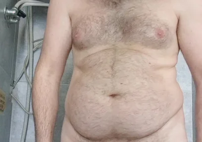All Naked in Pubblic Bathroom