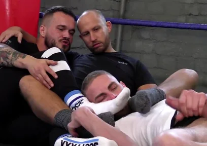 Boxer socks sniff. cum load