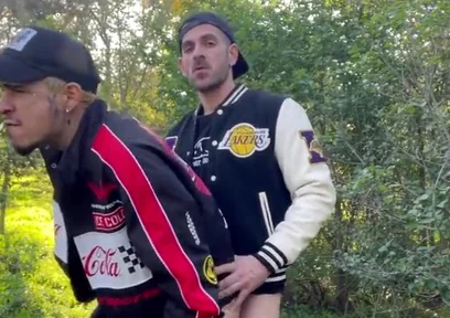 Latino boys fucking in the forest