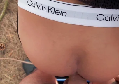 The Tall Brit Fucks Twink Luca in the Woods