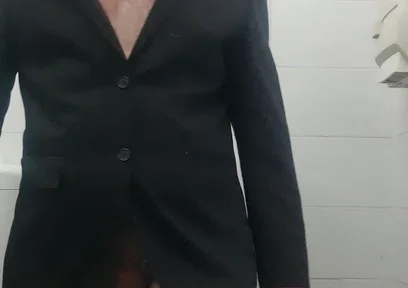 All Naked in Bathroom
