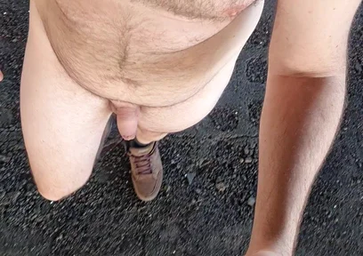 Walking All Naked Outdoors