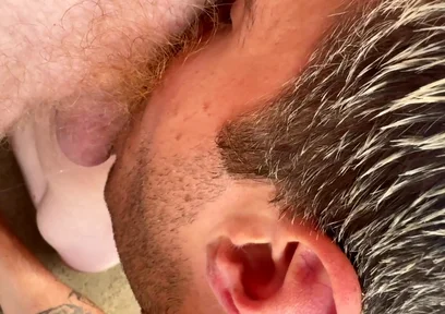 Step Bro Taking Eight Inch White Monster Alpha Cock