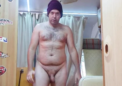 All Naked in Camper
