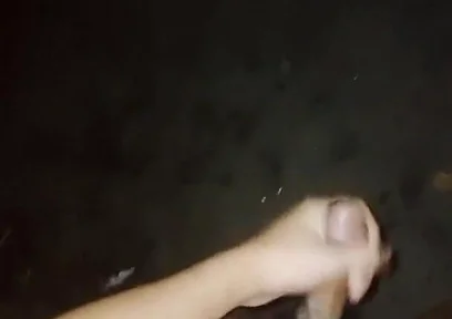Waiting for Stepdad in the Dark. Cuming on the Street!