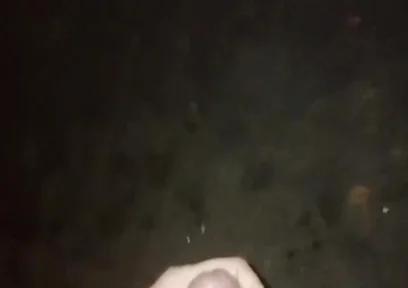 Waiting for Stepdad in the Dark. Cuming on the Street!