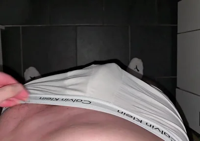 German Master Orders Deep Blowjob.. White Calvins Down.. Cock Dripping