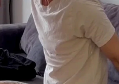 Straight Guy Gets Mone From a Stranger on the Street and Tries on Himself for the First Time First Part