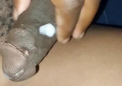 Virgin Asshole and Thick Cum on My Fat Cock