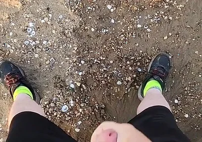 Enjoying Myself at a Very Beach.