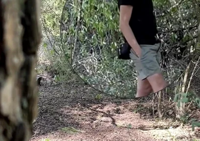 Amateur Boy Caught Jerking-off in the Woods