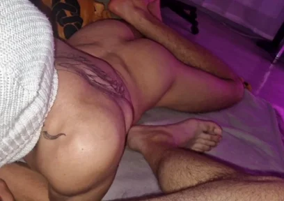 Two Powerful Cocks Are Stuck Together in Squirting Cum Ejaculations