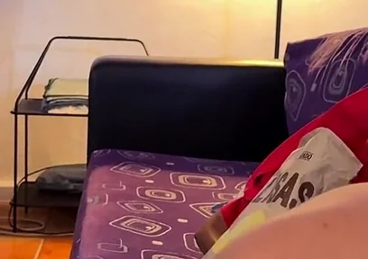 Secret Blowjob During Movie Night While Their Friends Are Right There