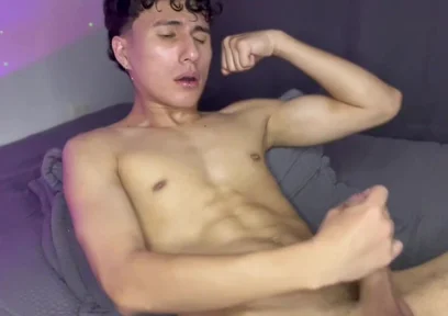 Skin Slick with Cum, Sweat Drips From Ass