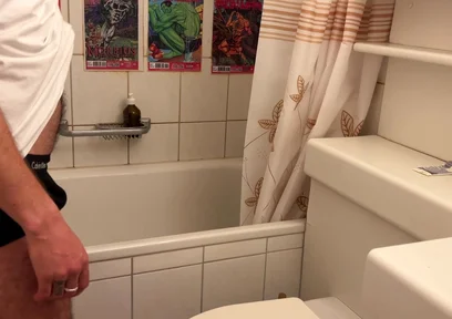 Colleague Showers with Straight Friend