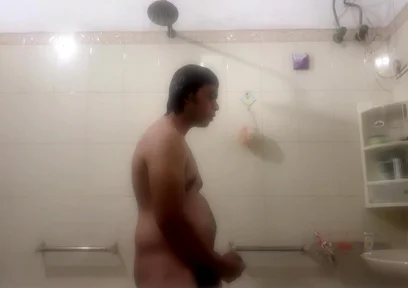 Young Desi Twink Gets Hard in the Shower