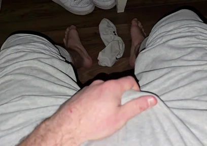 Big Load of Cum in Sweaty Socks - Follow Me