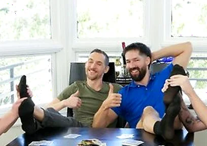 Broke Twinks Jacob King And Texas Twink Bet Everything In A Poker Game With Their Stepdads
