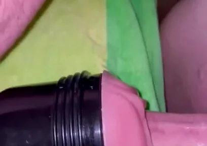 Fuck Stamina Fleshlight Pully and Can't Pullout in Time