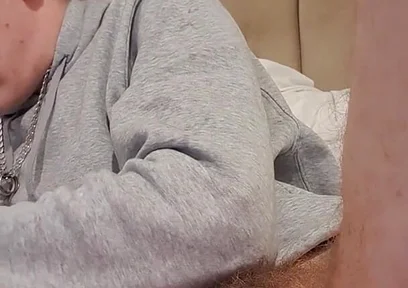 Skinny Lad Messing with Floppy Cock
