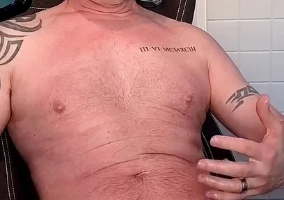 Straight Hunk Gets Naked, Jerks off and Cums on Cam