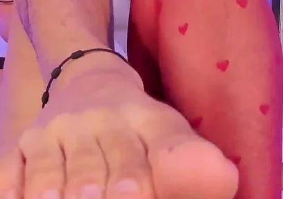 Ken in Panty and His Hot Feet Ends up Removing and Opening His Fingers