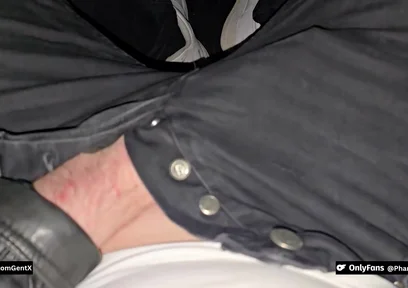 Horny Boy in Leather Jacket Jerks Off in Friend’s Car - PhantomGentX