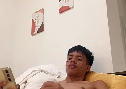 Filipino Twink Gets Hard, Jerking off to Explosive Cumshot