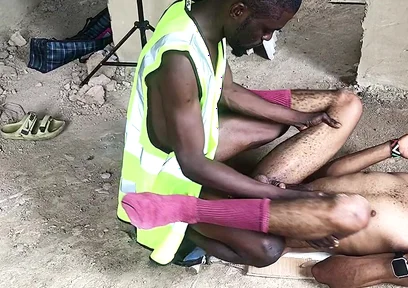 Village Boys From Cameroon Africans Were Film by Tourist Photographer Why Having Sex in an Uncompleted House