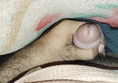 Hot Deshi College Boy Masturbation Under the Blanket