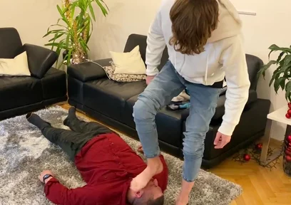 Master k stinky feet licking