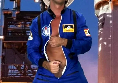 Space Suit Jack off