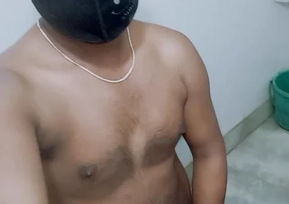 Masturbating