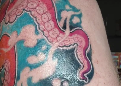 My Octopus Tattoo Is Finished! I Love It!