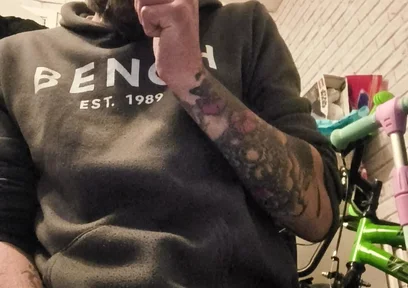 Masturbating My Big Hard Dick and Smoking