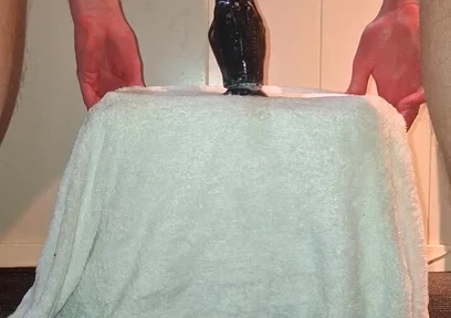 Solo Gay Anal Play - Huge Dildo's and Pissing Orgasm
