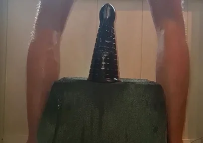 Solo Gay Male - Extreme Anal Destruction Huge Dildo's and Fisting