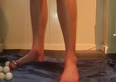 Solo Gay Anal Play - Huge Dildo's, Socks and Balls in Ass