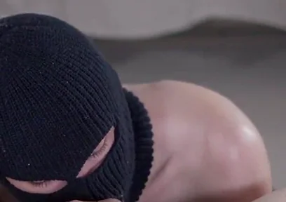 Masked Thief Sloppy Deepthroat & Swallows My Load
