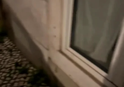 Boy Caught Jerking-off on His Bed Through the Street Window