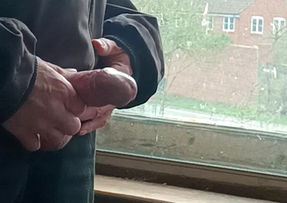 Masturbating and Cumming by the Window at Friend's House - Rockardglans
