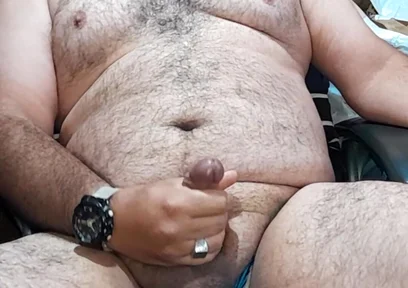 Nice Cum Using Blue Jocktrap
