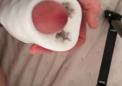 Big Dick Destroys Fleshlight & Fills It with Cum