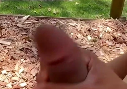 Handjob Outdoors with People Around Looking at Everything That Happened...
