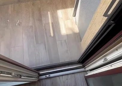 Too Cum From Balcony Almost Caught by Neighbors
