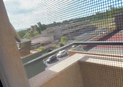 Too Cum From Balcony Almost Caught by Neighbors