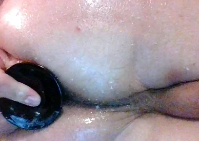 Oiled Sissy Close up Pussy Play Pt 1