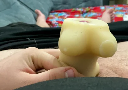 Masturbating My Dick with Sperm