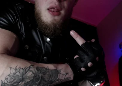 Alpha in Leather and Drool with Dominance