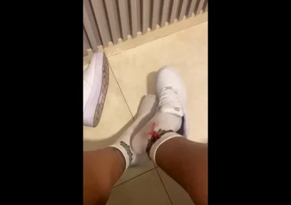 Walking Through the City of Cartagena and Then You Sit Down to Adore My Big Feet as I Deserve